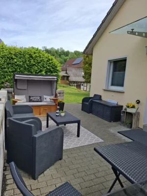 Vorschaubild: Außensitzbereich Ferienwohnung Funk