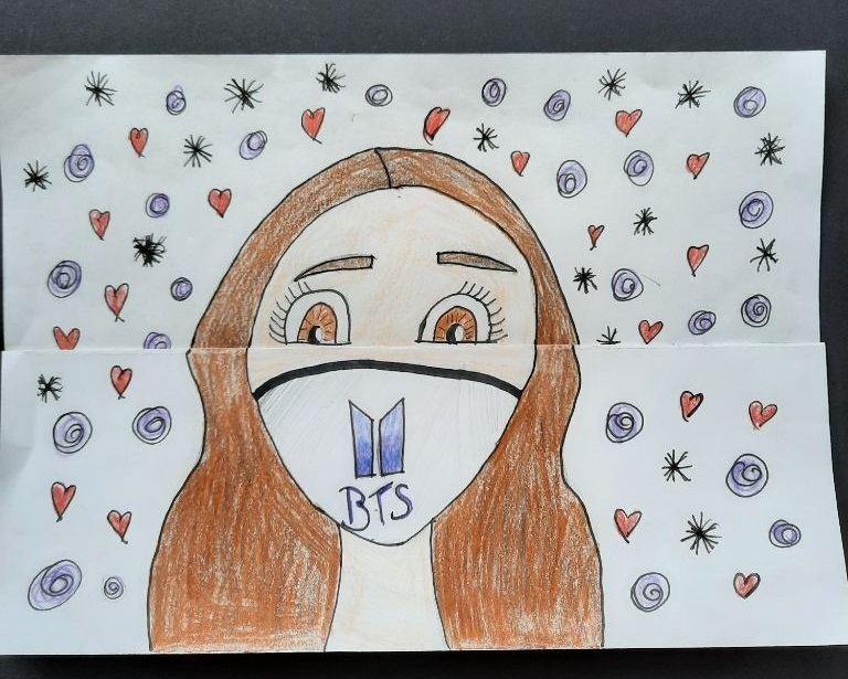 Bild: Klasse 6a - Face behind the mask (13)
