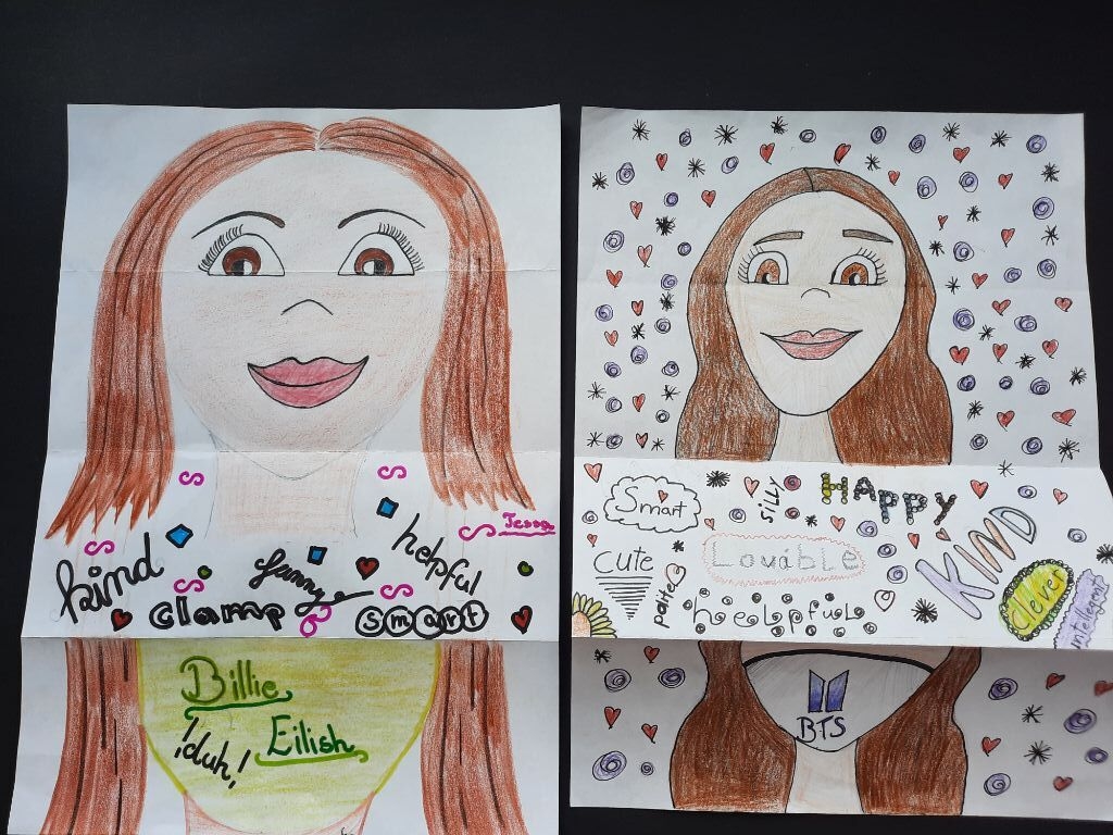Bild: Klasse 6a - Face behind the mask (14)
