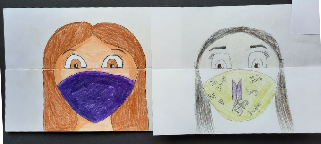 Bild: Klasse 6a - Face behind the mask (18)