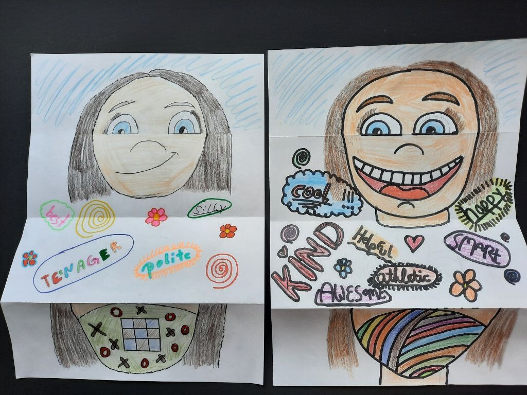 Bild: Klasse 6a - Face behind the mask (19)
