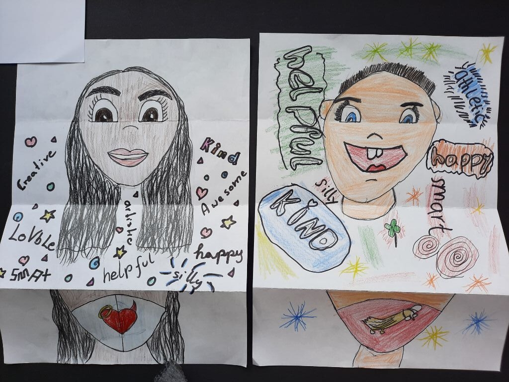 Bild: Klasse 6a - Face behind the mask (21)