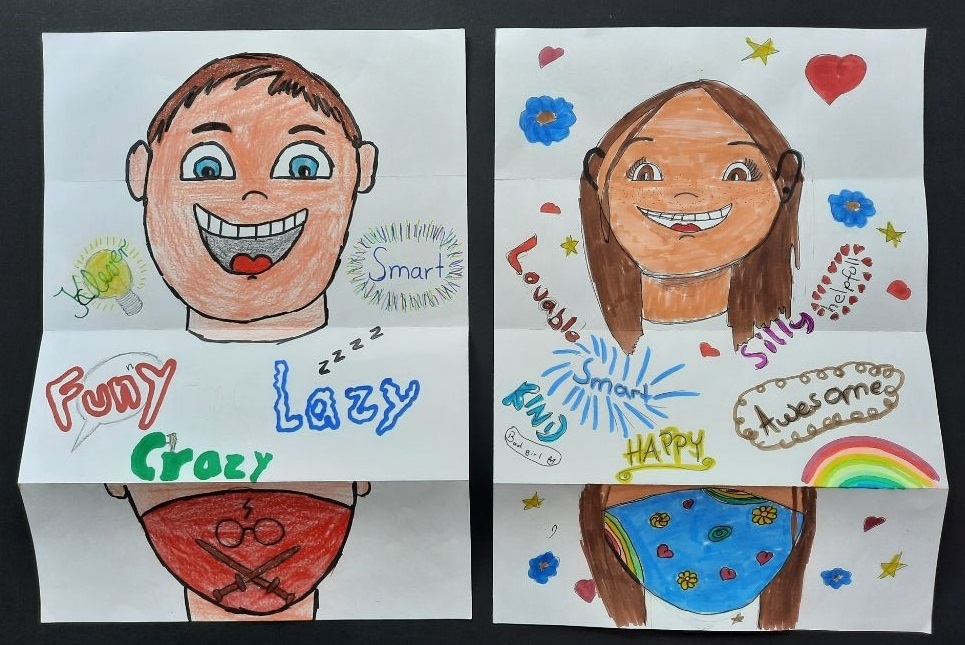 Bild: Klasse 6a - Face behind the mask (22)