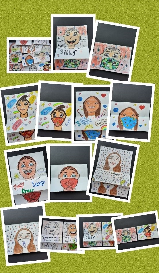 Bild: Klasse 6a - Face behind the mask (24)