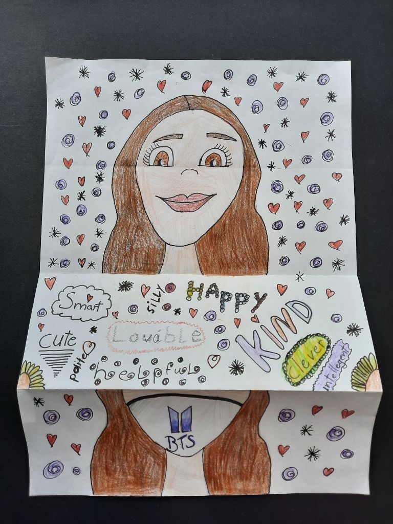 Bild: Klasse 6a - Face behind the mask (9)