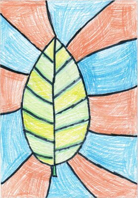 Herbstblatt von Josi aus Klasse 3b 