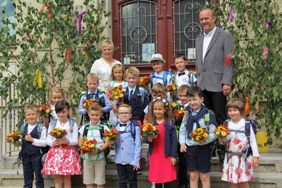 Das erste Klassenfoto 