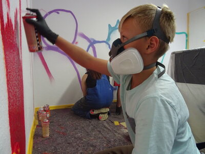 Foto des Albums: Aktionstag mit BeNeR1: Graffiti_2