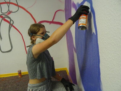 Foto des Albums: Aktionstag mit BeNeR1: Graffiti_2