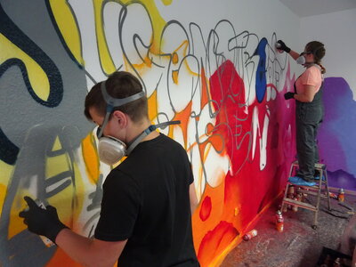 Foto des Albums: Aktionstag mit BeNeR1: Graffiti_2