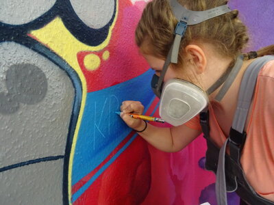 Foto des Albums: Aktionstag mit BeNeR1: Graffiti_2