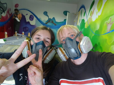 Foto des Albums: Aktionstag mit BeNeR1: Graffiti_2