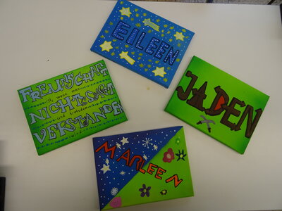 Foto des Albums: Sommerferienaktion: Leinwand gestalten