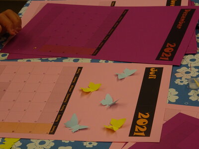 Foto des Albums: Sommerferienaktion: Kalender gestalten