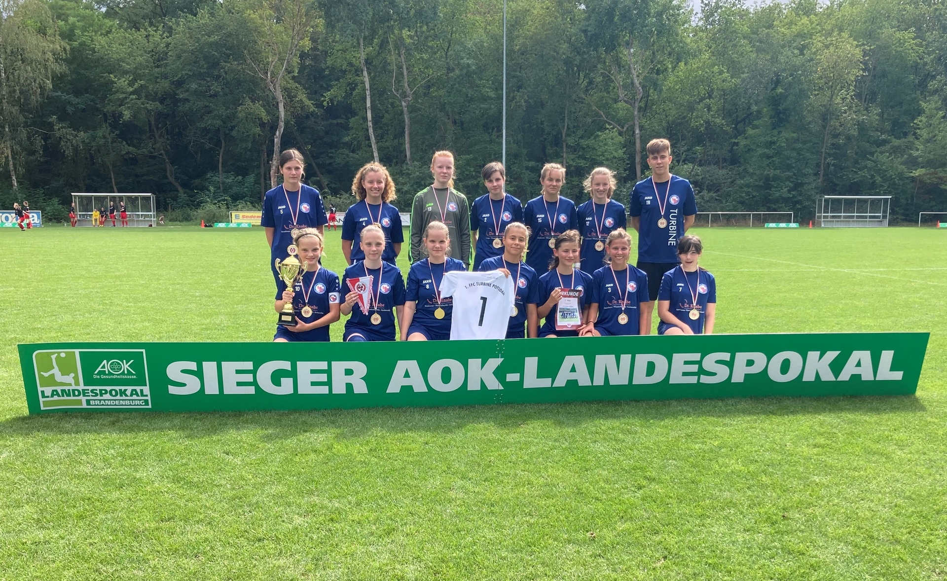 Bild: 1. FFC Turbine Potsdam 71 - Sieger C-Juniorinnen