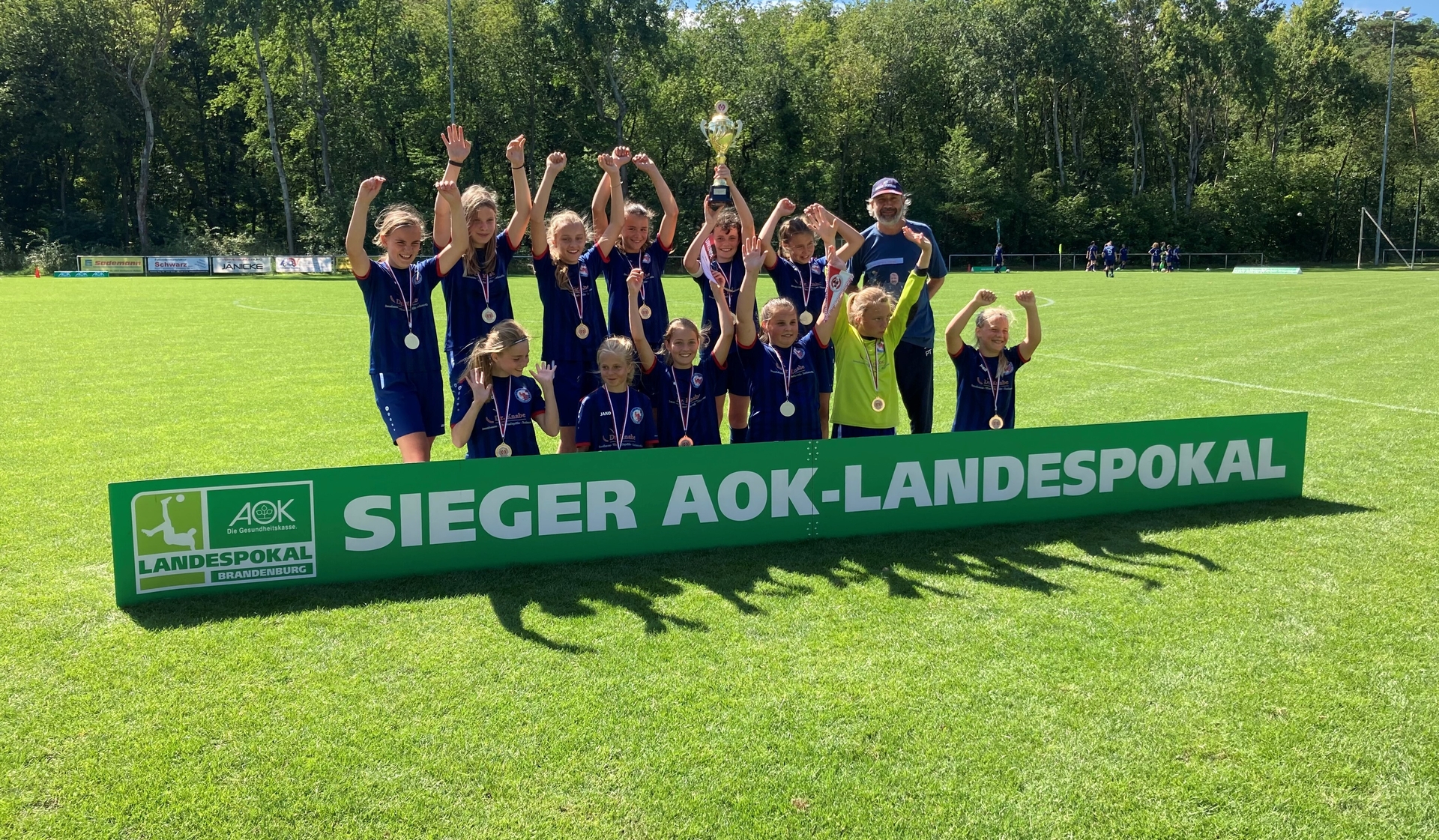 Bild: 1. FFC Turbine Potsdam 71 - Sieger D-Juniorinnen