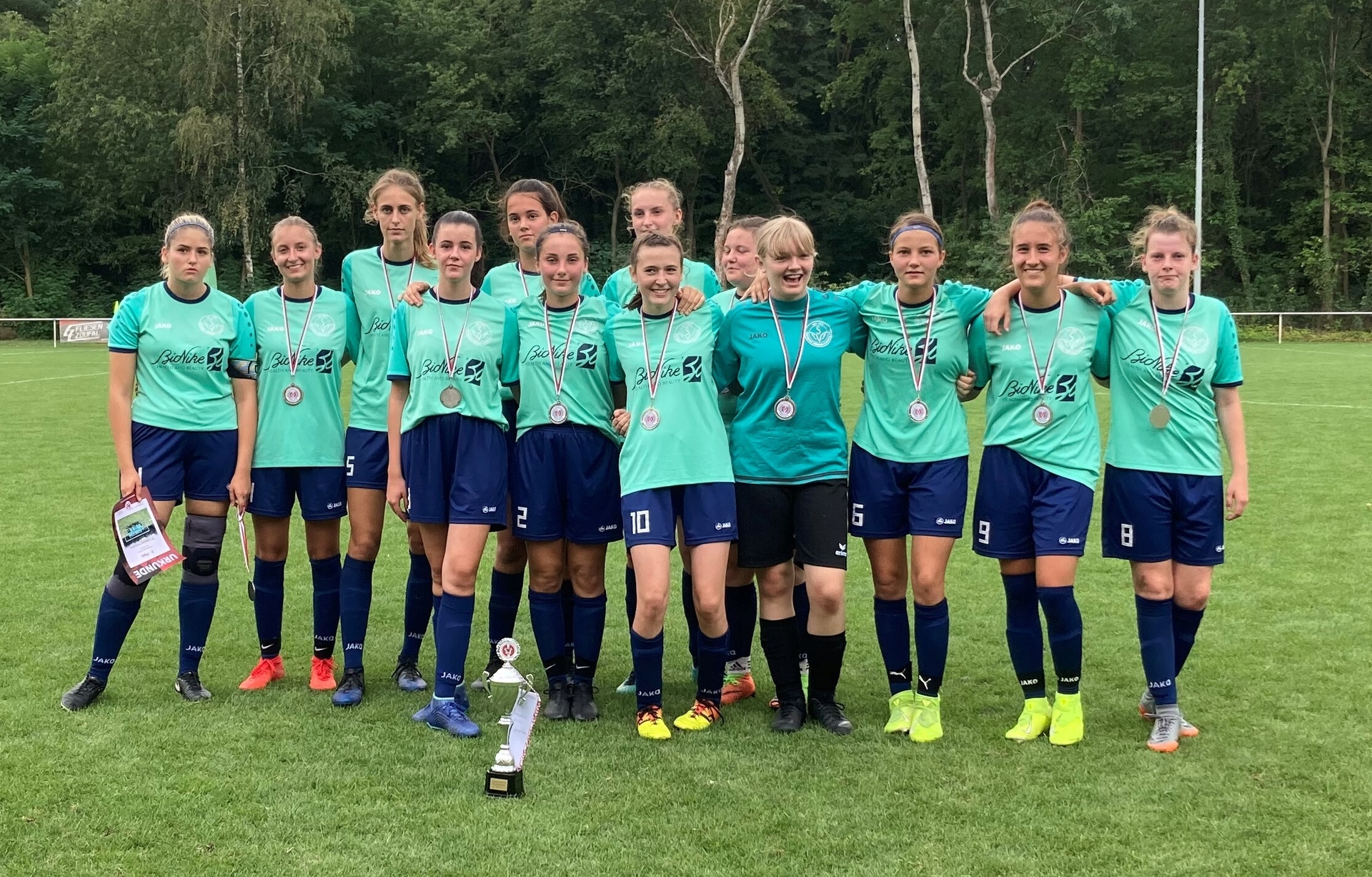 Bild: SV Falkensee-Finkenkrug - Zweitplatzierte B-Juniorinnen