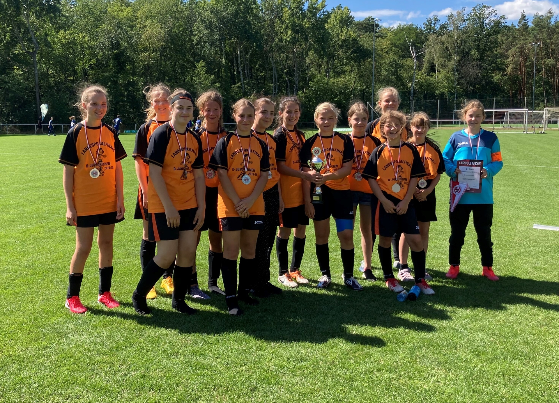 Bild: BSC Preußen 07 - Zweitplatzierte D-Juniorinnen