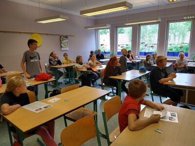 Fotoalbum Fahrradprüfung der Klasse 5 am 23.09.2020