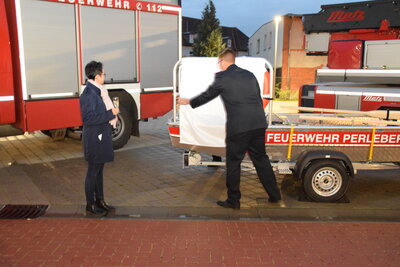 Foto des Albums: Übergabe des neuen Rettungsbootes an die Freiwillige Feuerwehr Perleberg