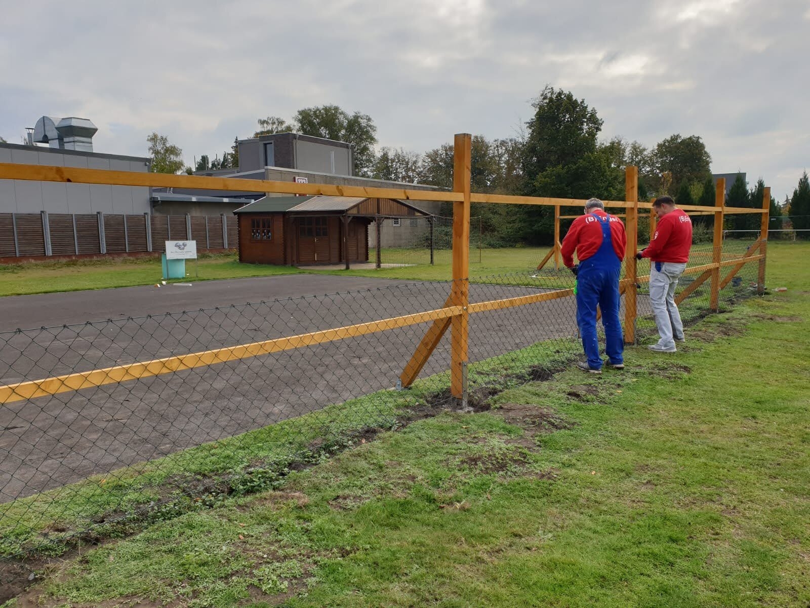 Bild : Zaun Bau