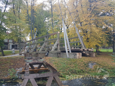 Foto des Albums: Brücke am Bürgerpark abgebaut