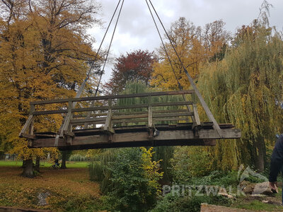 Foto des Albums: Brücke am Bürgerpark abgebaut