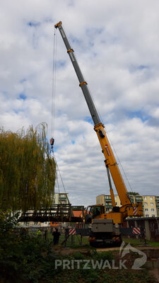 Foto des Albums: Brücke am Bürgerpark abgebaut