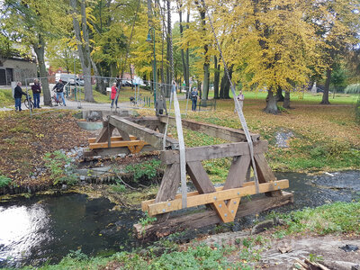 Foto des Albums: Brücke am Bürgerpark abgebaut