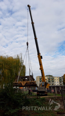 Foto des Albums: Brücke am Bürgerpark abgebaut
