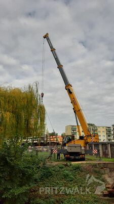 Foto des Albums: Brücke am Bürgerpark abgebaut