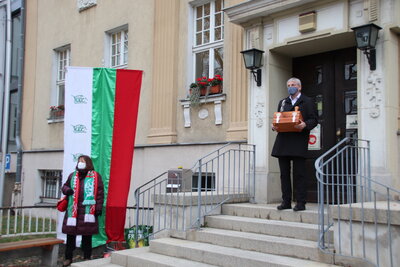 Foto des Albums: Falkenseer Narren beginnen die fünfte Jahreszeit am Rathaus