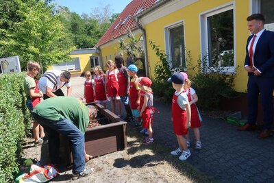 Foto des Albums: Eine großzügige Spende unserer Sparkasse