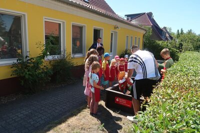 Foto des Albums: Eine großzügige Spende unserer Sparkasse