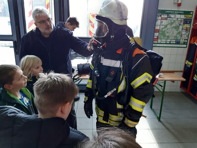 Foto des Albums: Besuch bei der Feuerwehr (16. 12. 2019)