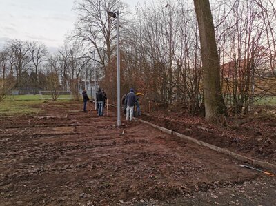 Foto des Albums: Arbeiten am Bouleplatz