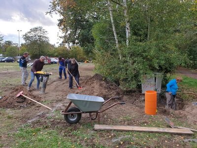 Foto des Albums: Arbeiten am Bouleplatz