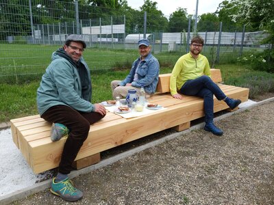 Foto des Albums: Arbeiten am Bouleplatz