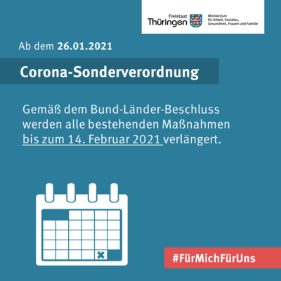 Foto des Albums: Corona-Sonderverordnung 26.01.-14.02.2021