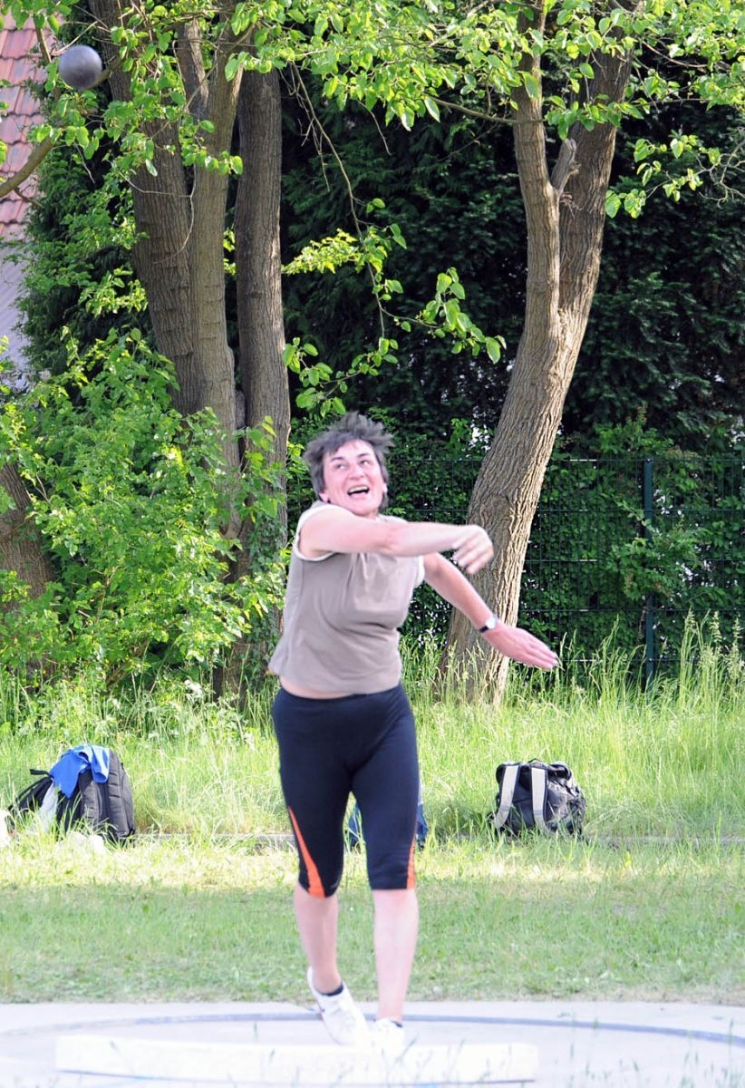 Bild: W55-Rekord nun über 10 Meter durch Silvia Kliche
