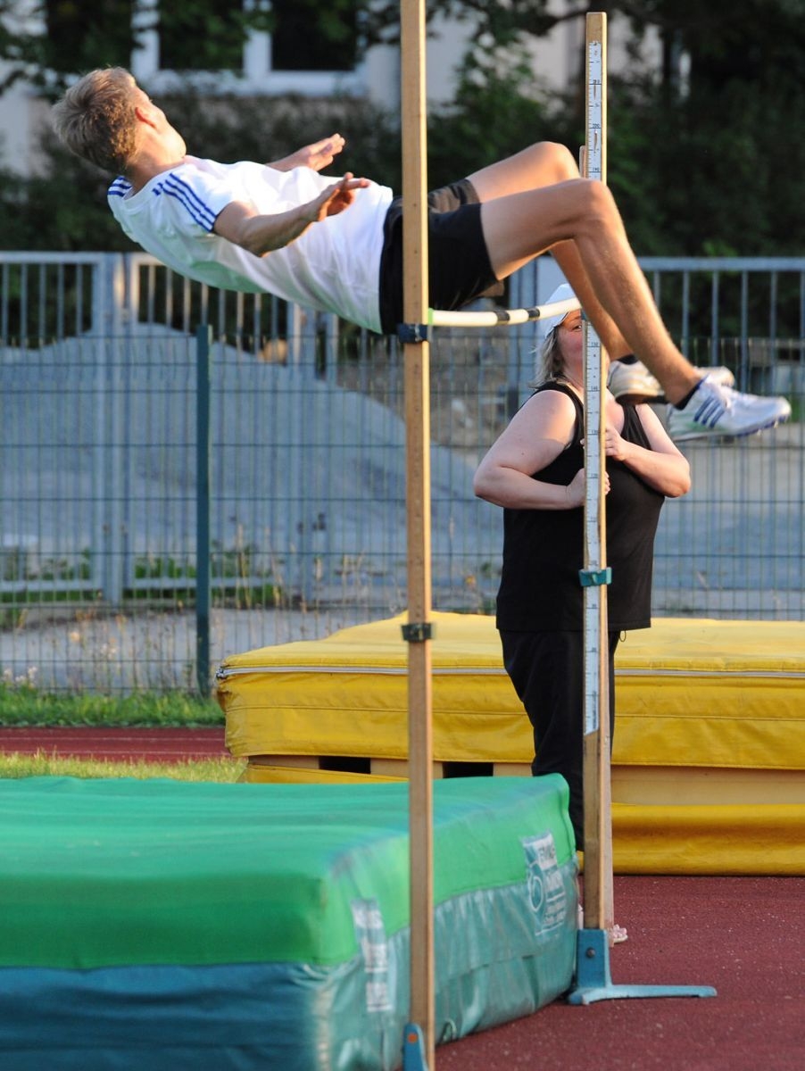 Bild: Tagesbester im Hochsprung - Sebastian Vetter
