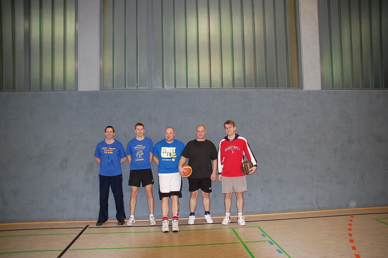 Bild: Team Männer I mit Peter Nieschler, Rolf Mitschke, Steffen Röher, Mike Engemann und Ronny Gust
