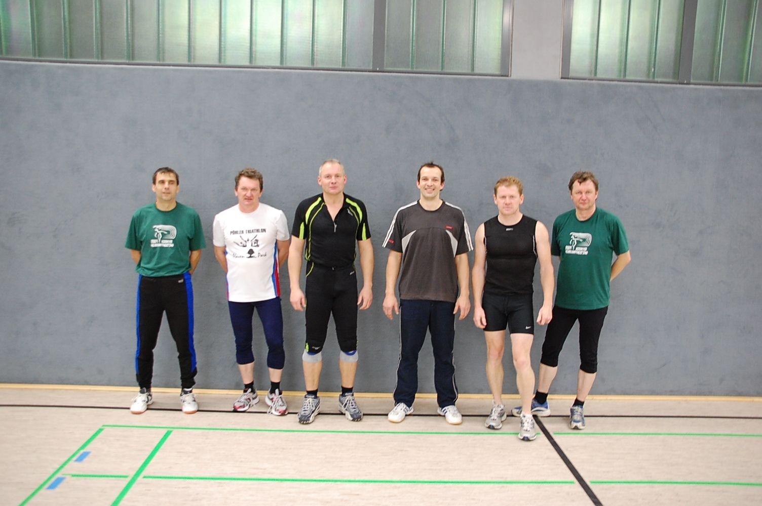 Bild: Team Männer II mit Andreas Wende, Roland Höppner, Frank Leppin, Hartmut Leppin, Jörg Schäfer und Sven Kalok