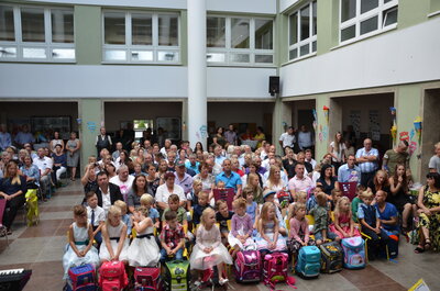 Vorschaubild: Während der Einschulung 2