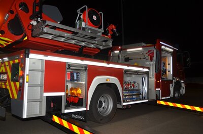 Foto des Albums: Abholung der Drehleiter
