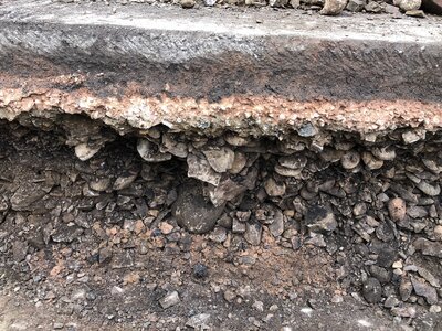 Stra&szlig;enaufbau im Bereich der Gutex (13.04.2021)  (Bild vergr&ouml;&szlig;ern)