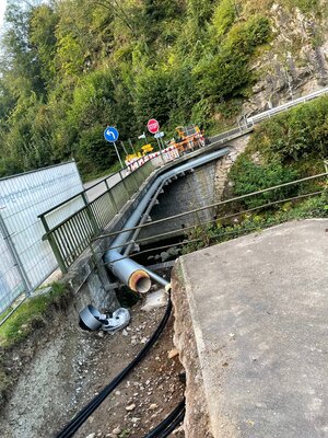 24.09.2021 die &Uuml;berquerung der Schl&uuml;cht ist fertiggestellt  (Bild vergr&ouml;&szlig;ern)