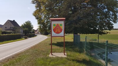 Willkommens-Schild Bethenhausen 