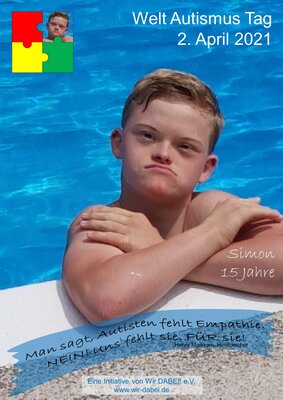 Auch wenn Simon noch nicht schwimmen kann, ist er eine echte Wasserratte. Besuche im Birkenauer Schwimmbad sind f&uuml;r ihn im Sommer das Highlight eines jeden halbwegs sonnigen Tages. 