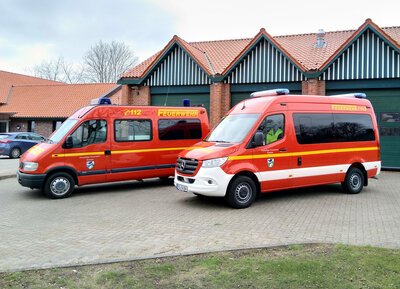 Alt (links) und neu nebeneinander 